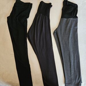 Bundle of 3 Athletic Maternity Pants Size S/M